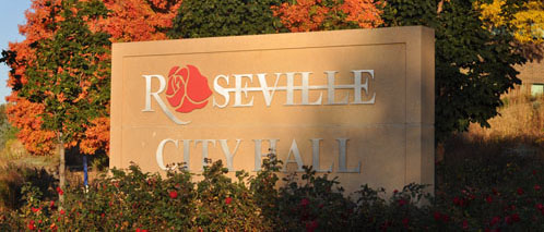 City Hall Sign fall
