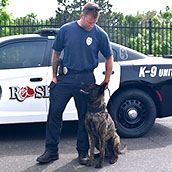 Canine Officer Kyle Eckert and Ragnar