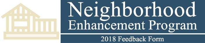 2018 NEP Feedback Form header