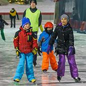 Oval Skating Kids