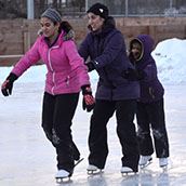 Neighborhood Rinks_skatingtrio
