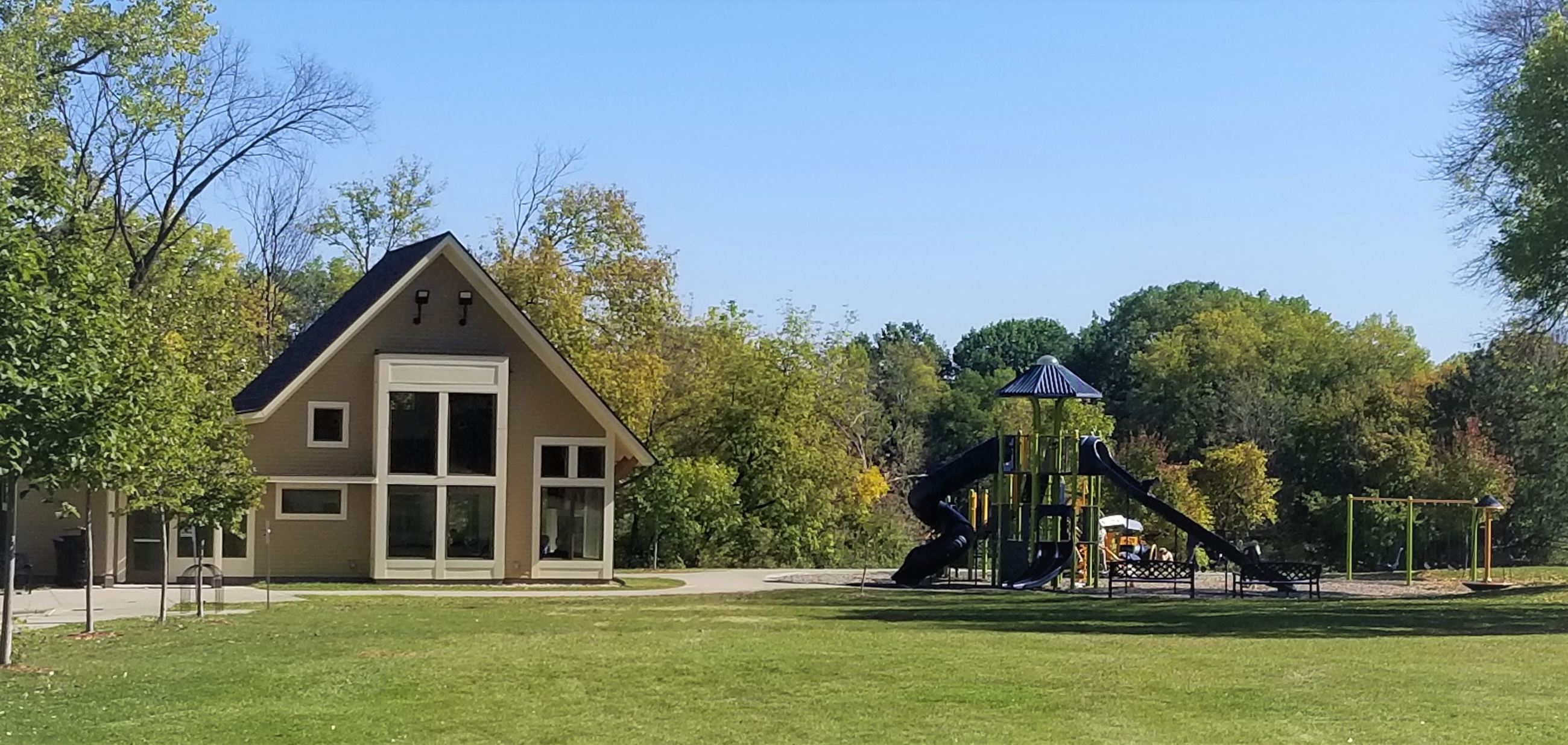 Oasis Park Building and Playground