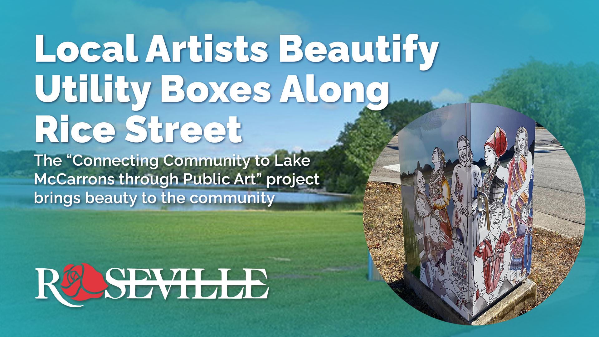Local artists beautify utility boxes along Rice Street