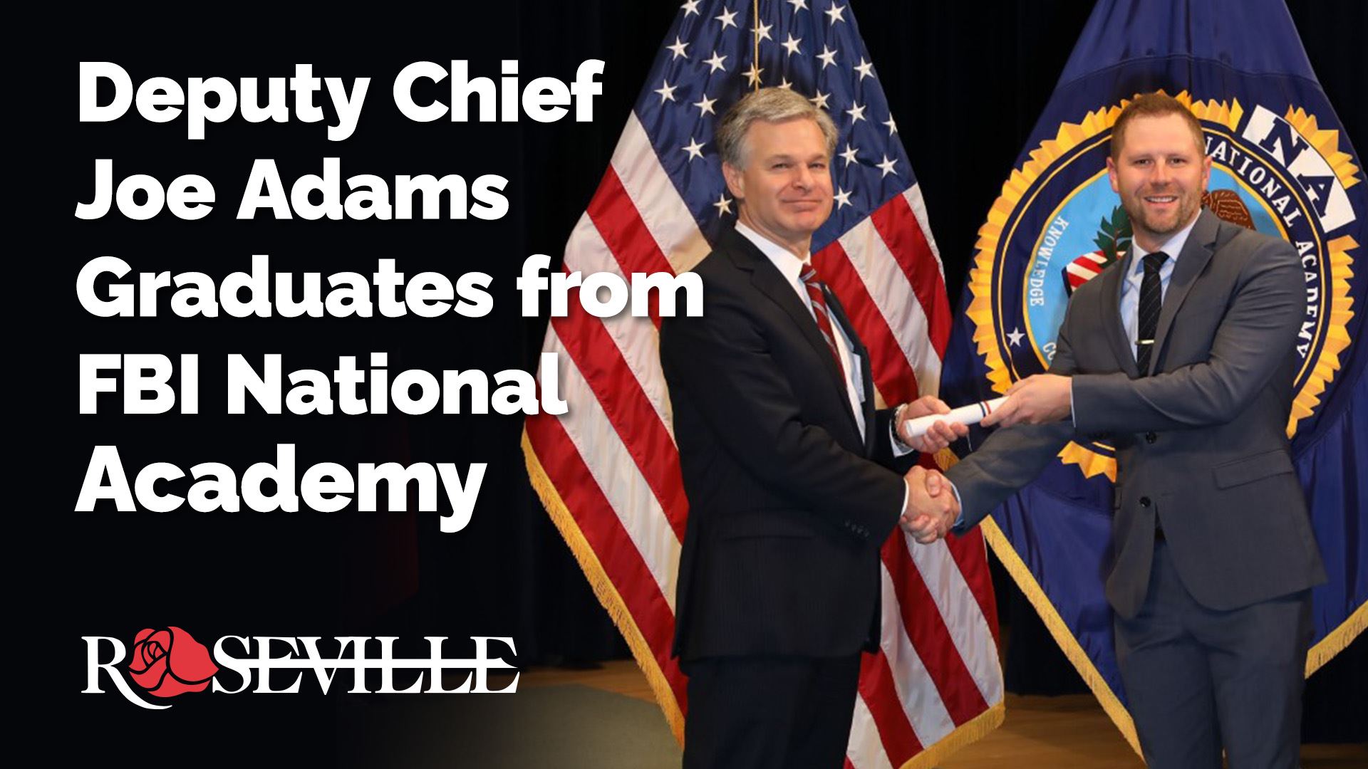 Deputy Chief Joe Adams Graduates from FBI National Academy