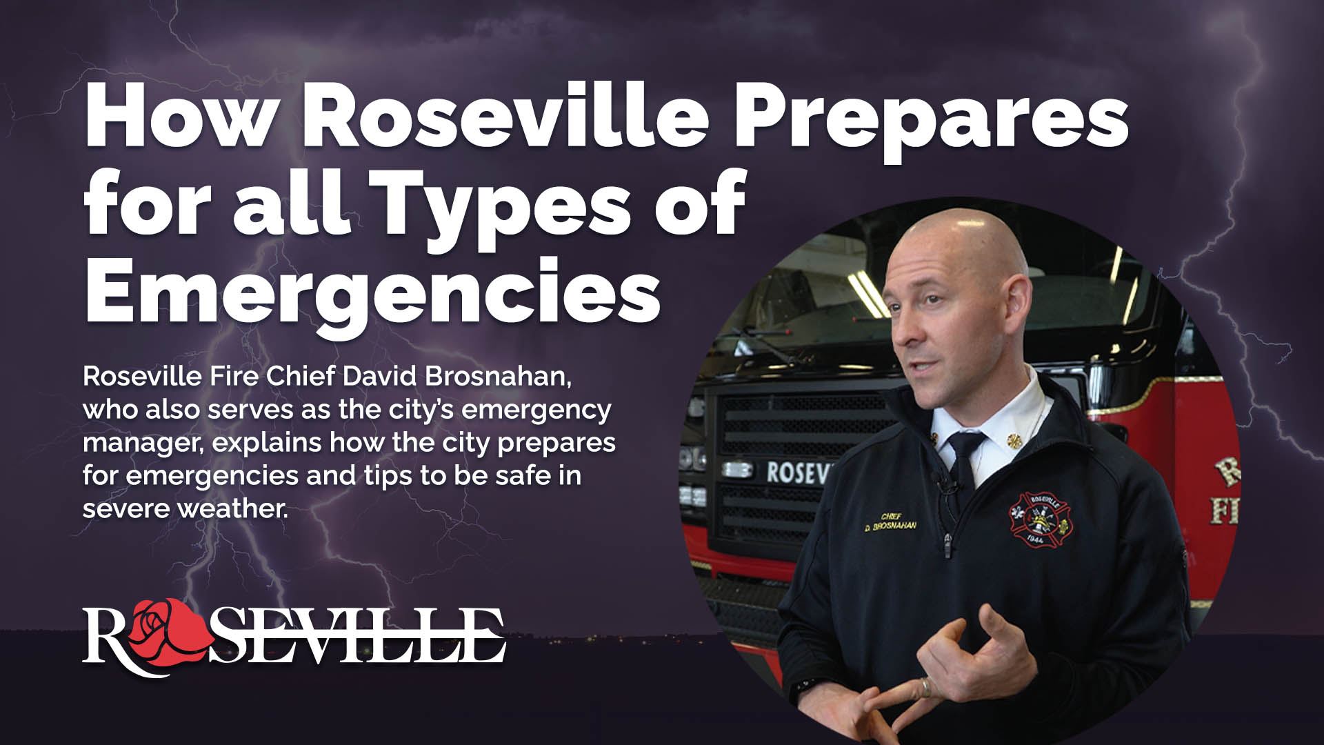 How Roseville Prepares for all types of Emergencies.