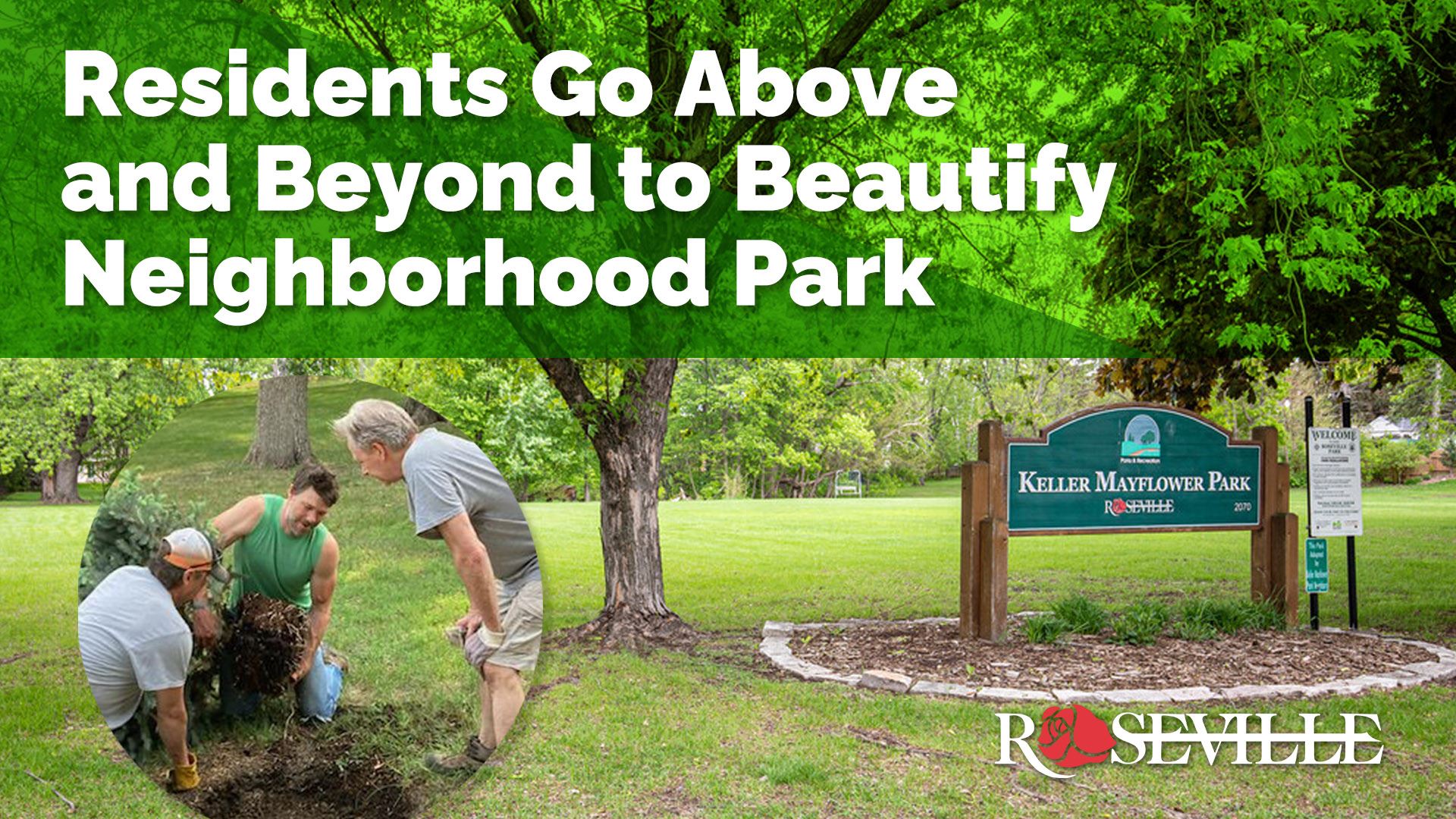 Residents go above and beyond to beautify neighborhood park 