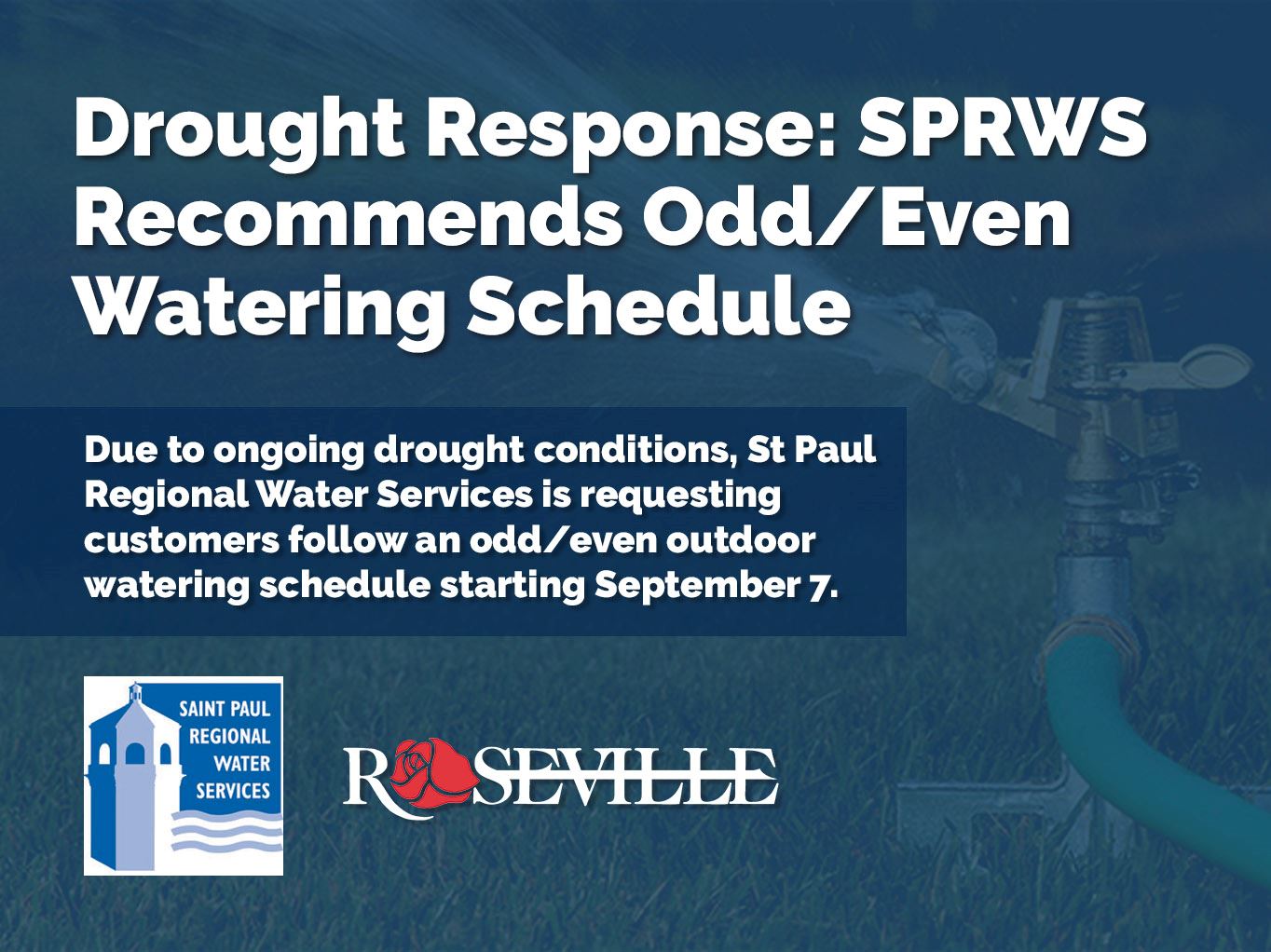 Drought Response: SPRWS Recommends Odd/Even Watering Schedule