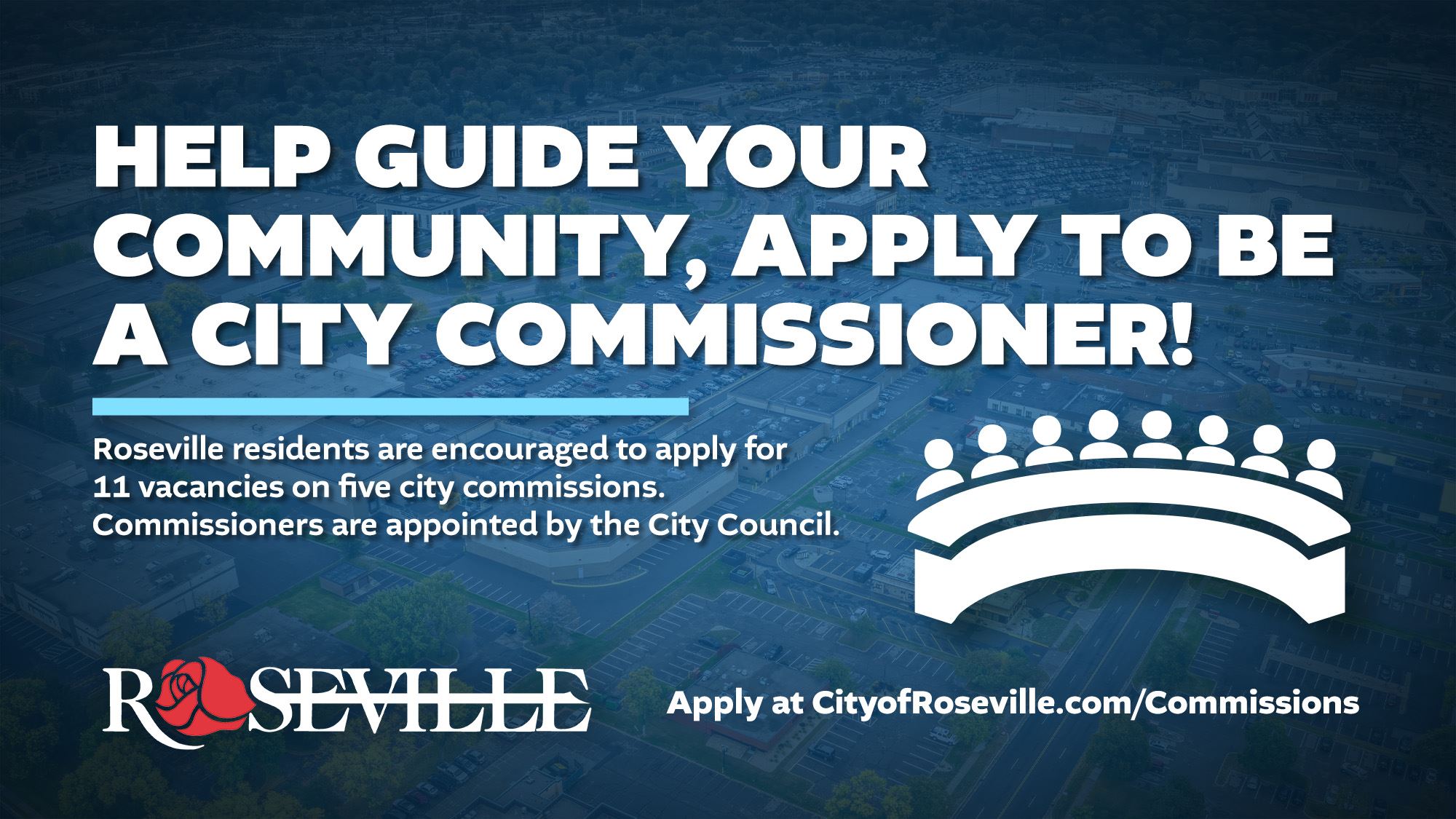 Help guide your community, apply to be a city commissioner!