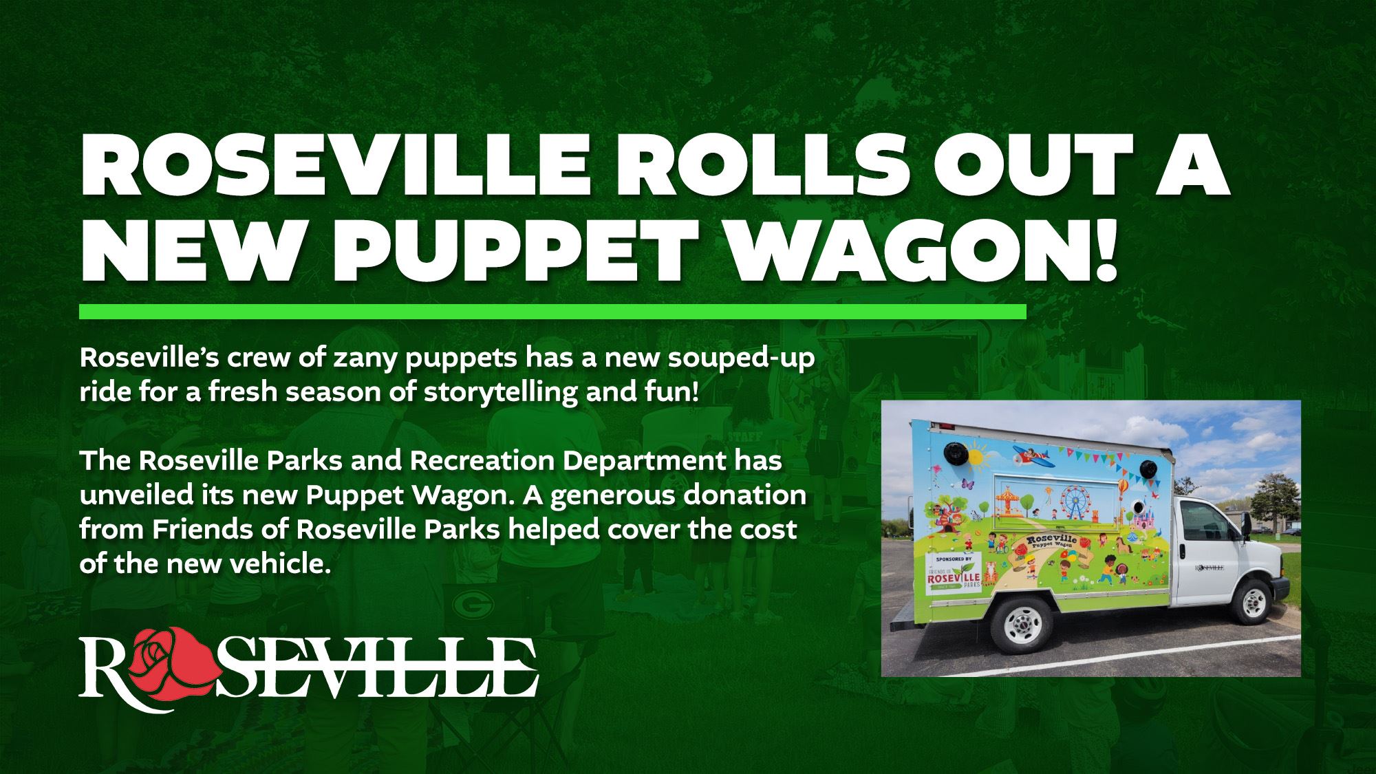 Roseville Rolls Out a New Puppet Wagon!