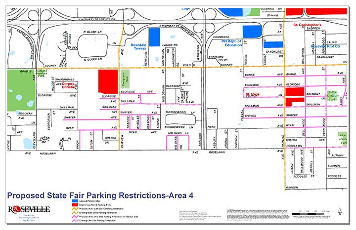 State Fair Parking Restrictions Area 4