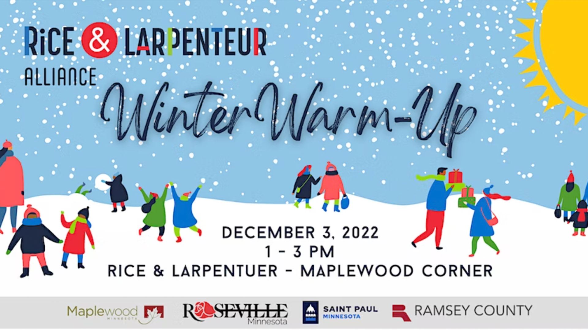 Rice and Larpenteur Alliance Winter Warmup Event.