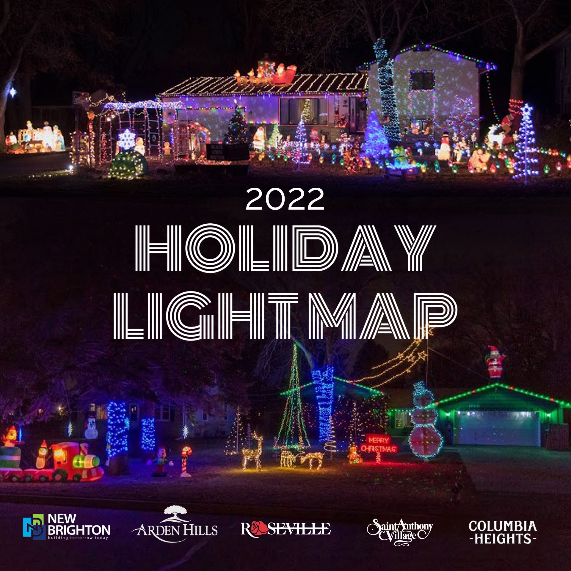 Holiday Light Map 2022