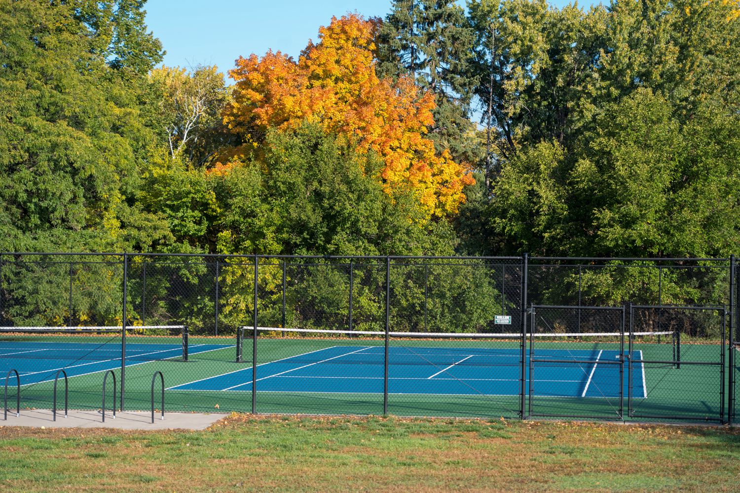 Tennis courts at Keya Park