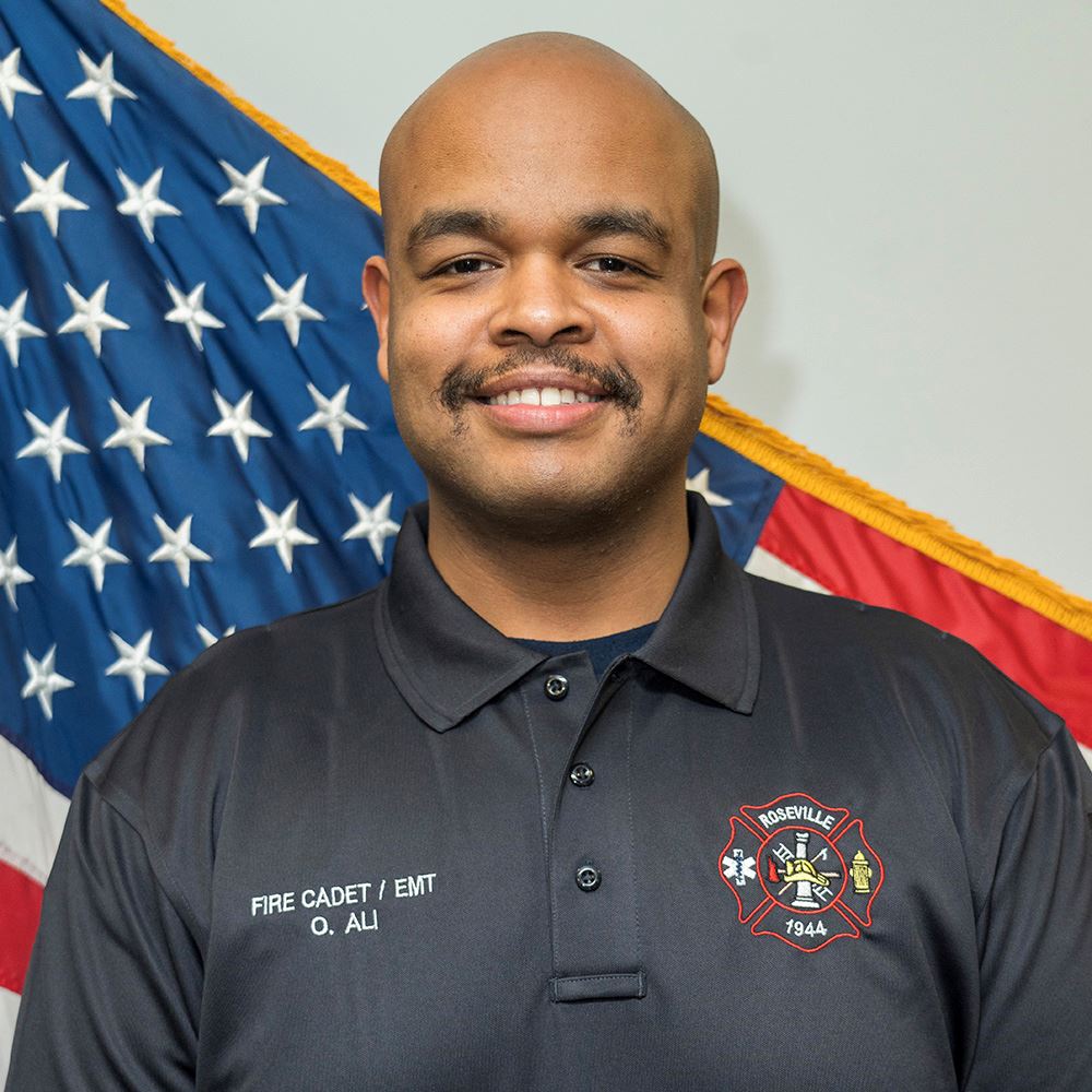 Firefighter Ali Oursam.