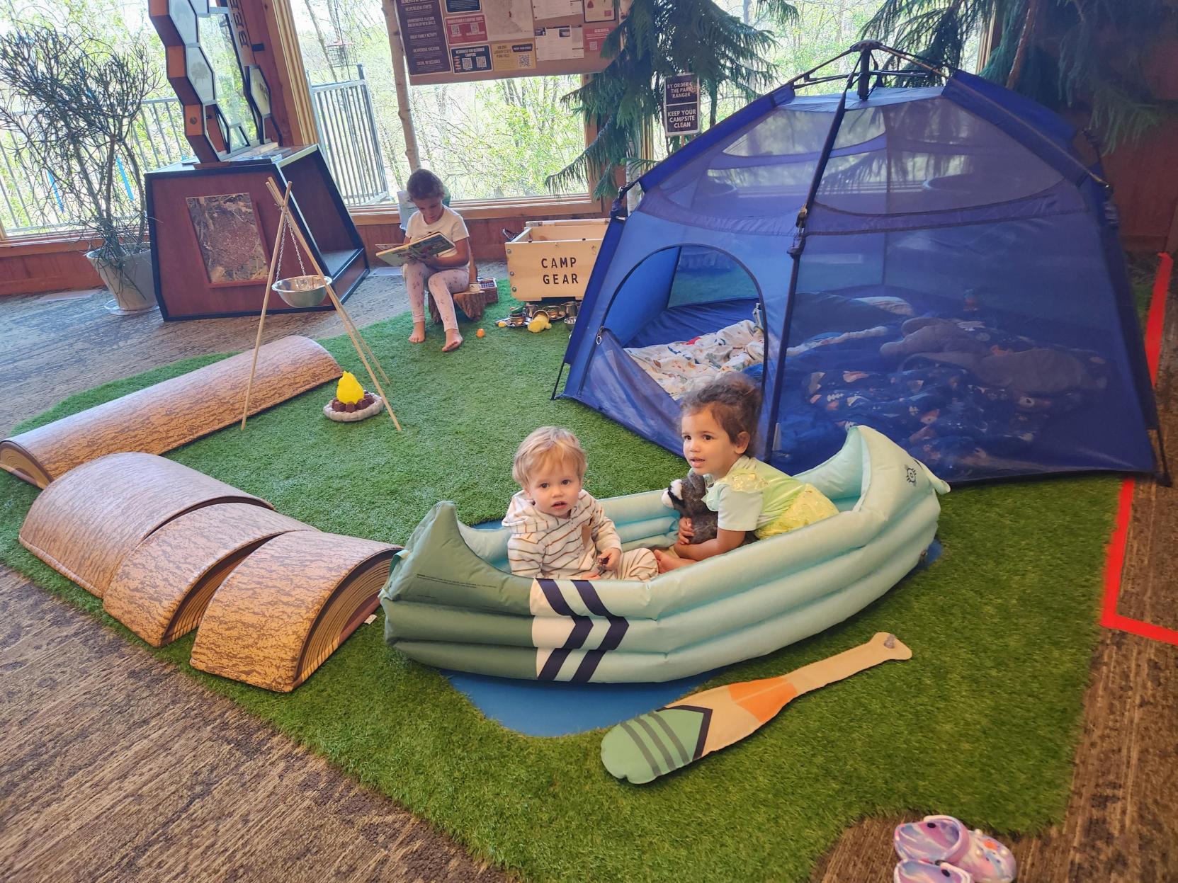 Harriet Alexander Nature Center campsite play area