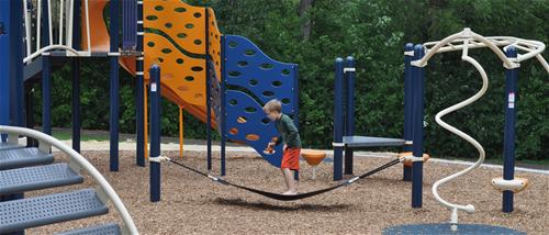 Cool new playground equipment